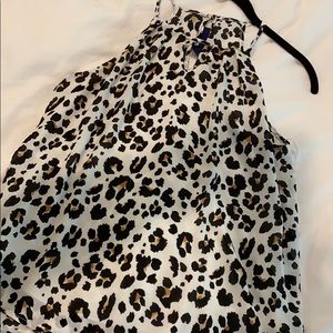 Leap off print blouse